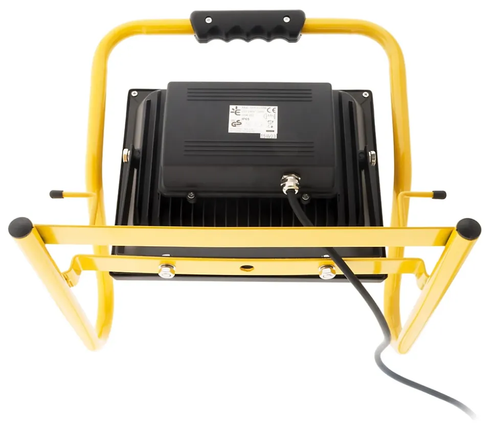 Projecteur LED 50W Chantier IP65 - Jaune - Zenitech