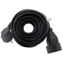 Prolongateur 16A HO5VV-F 3G1,5mm² - noir 3m - Zenitech
