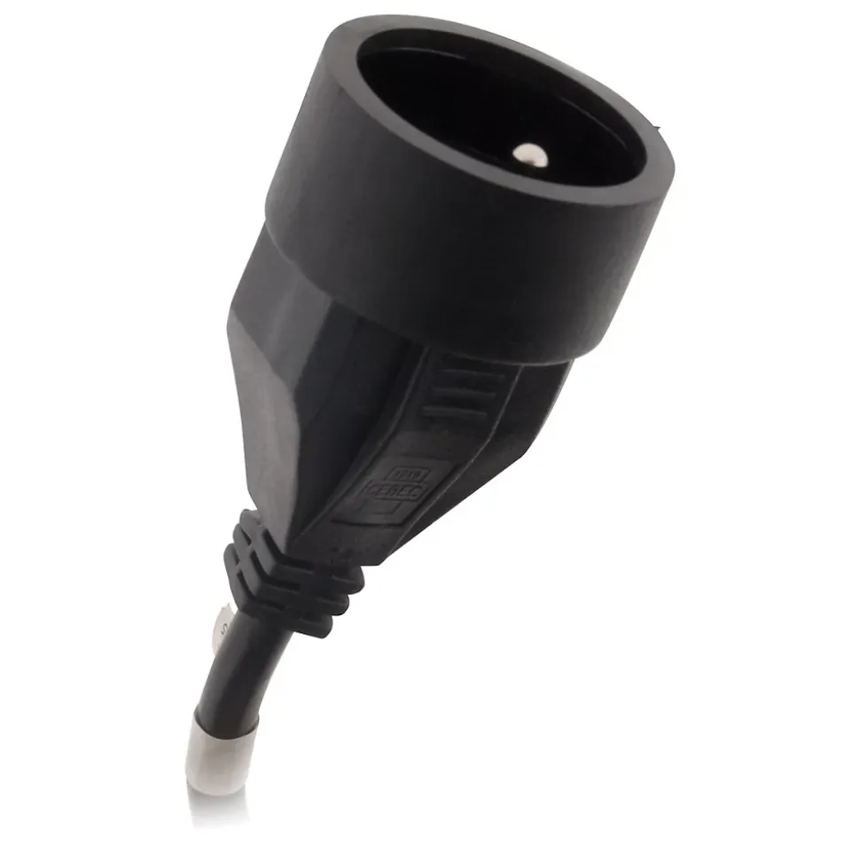 Prolongateur 16A 2P+T noir 3m Zenitech