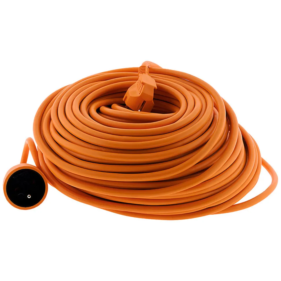 Prolongateur jard. 16A 45m orange Zenitech