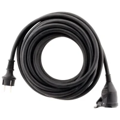 Prolongateur pour chantier HO7RN-F 16A 3G2,5mm² 10m - Noir - Zenitech