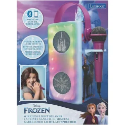Puissante enceinte Bluetooth lumineuse La Reine des Neiges avec micro