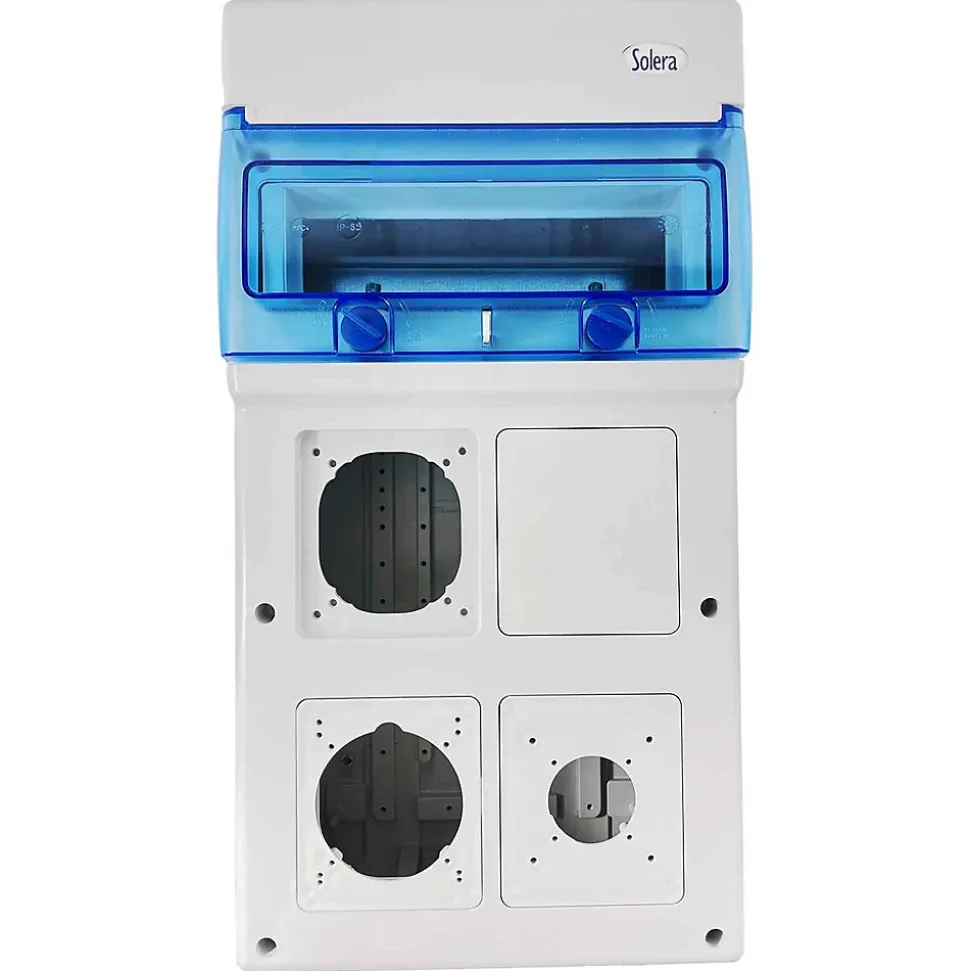 1311pv4 Coffret étanche Ip65 Pour 4 Prises électriques à Composer - 11 Modules - Solera Indubox