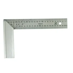Équerre de menuisier 300 x 165 mm avec lame inox gravée - Wilmart