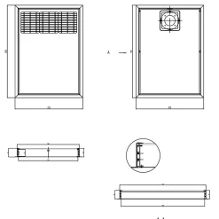 Équipement autonome de chauffage à air chaud pulsé avec thermostat