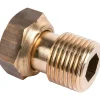Raccord 2 pièces - M 3/4' - F 3/4' sans méplat - Pour Compteur d'eau - Riquier