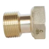 Raccord 2 pièces pour compteur mâle 1/2-femelle 3/4