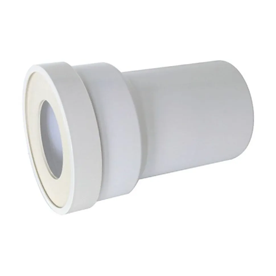 Raccord - Pipe droite mâle - 100mm - Couleur blanche - Idéale pour installations sanitaires