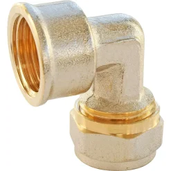 Raccord coudé à compression pour tube Multicouche Ø16 - coude femelle 15/21 (1/2")