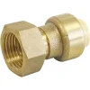 Raccord écrou tournant à clipser pour tube cuivre Ø14 - Femelle 15/21 (1/2")