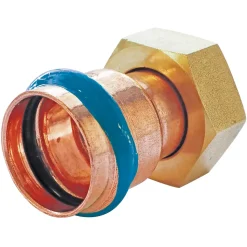 Raccord cuivre à sertir écrou tournant Ø16 F20/27 Somatherm for you