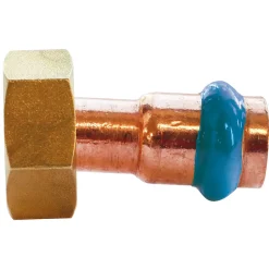 Raccord cuivre à sertir écrou tournant Ø16 F20/27 Somatherm for you