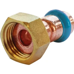 Raccord cuivre à sertir écrou tournant Ø16 F20/27 Somatherm for you
