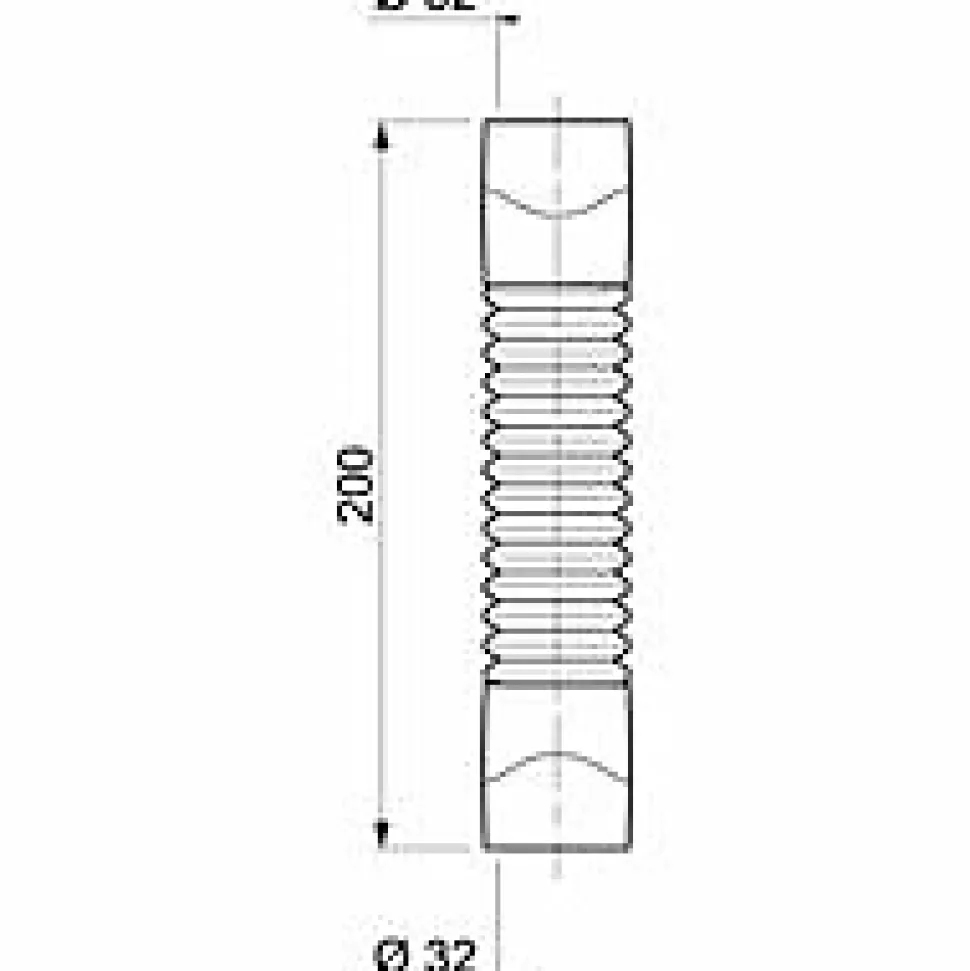 Raccord d'évacuation souple PVC Wirquin Magicoude ø32 mm à coller