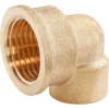Raccord laiton coudé à souder sur tube cuivre Ø12 - sortie femelle 15/21 (1/2"), lot de 2