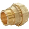 Raccord laiton droit pour PE Ø32 - Mâle 26/34 (1")