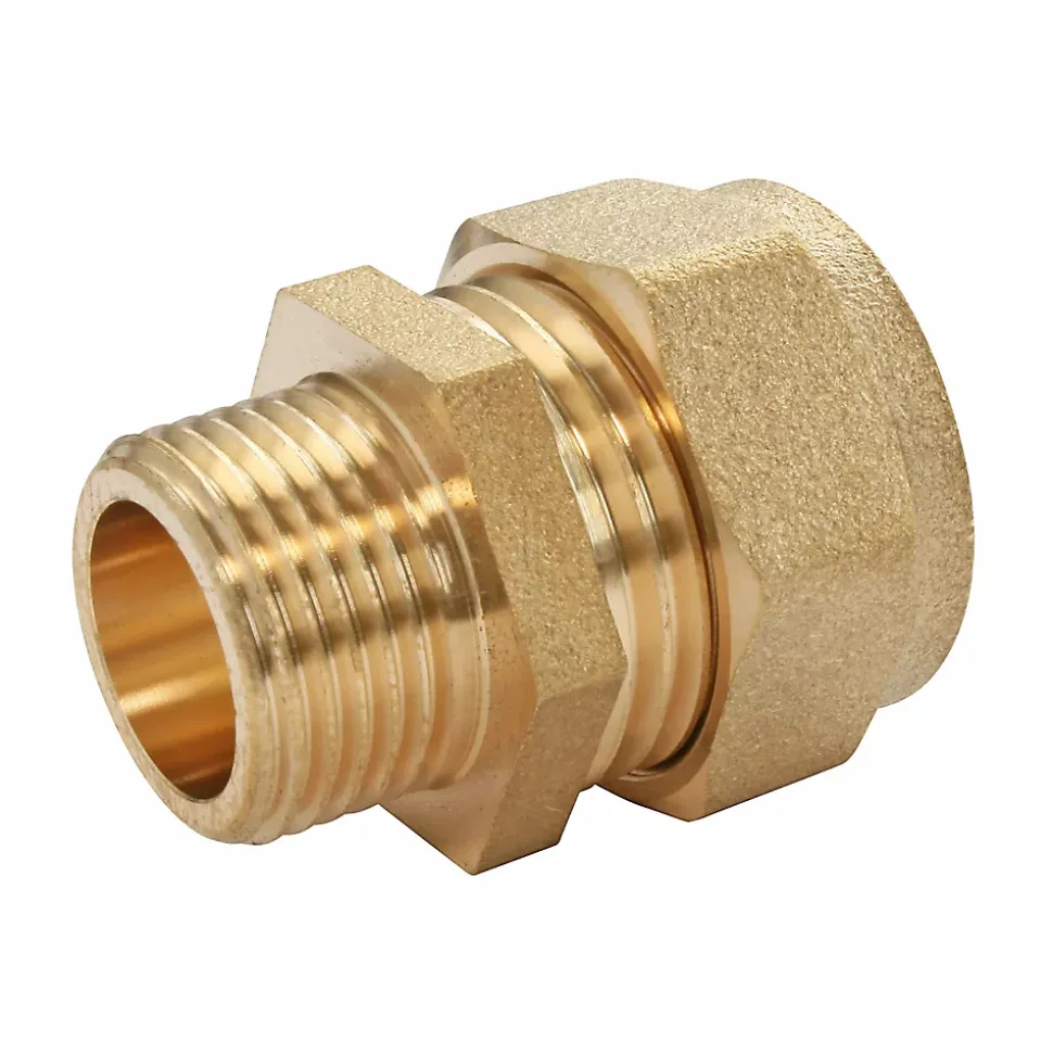Raccord mâle bicône pour tube cuivre Ø10 - Mâle 12/17 (3/8")
