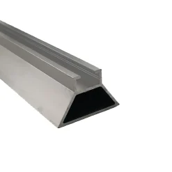 Rail de renfort 40mm x 24.5mm alu pour fixation d'enseignes, finition brut, lg 1000mm