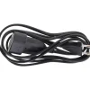 Rallonge de câble HO5VV-F 2x1mm² - 2m - noir - Zenitech