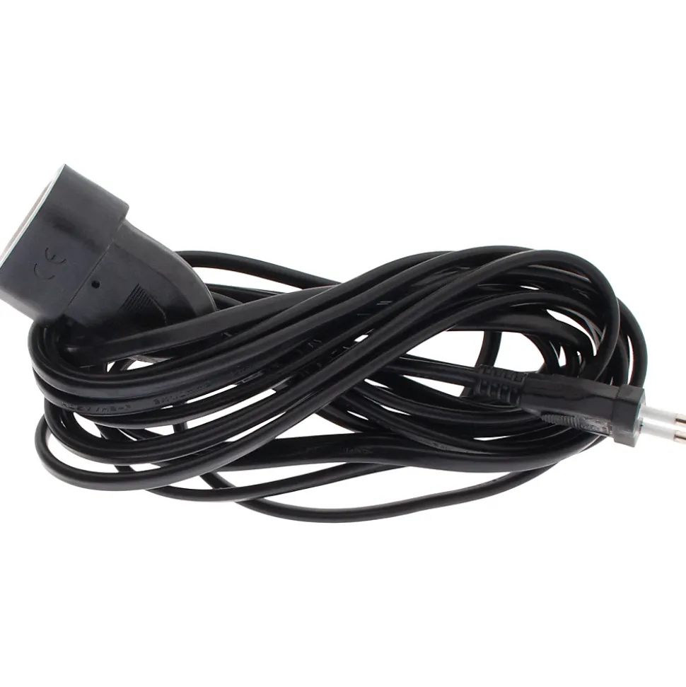 Rallonge de câble HO5VV-F 2x1mm² - 5m - noir - Zenitech