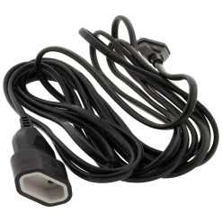 Rallonge de câble HO5VV-F 2x1mm² - 5m - noir - Zenitech