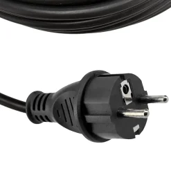 Rallonge de jardin noire Schuko 15 m 3x1,5 mm² IP44 HOROZ
