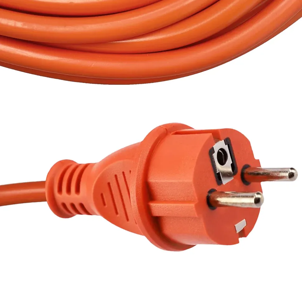 Rallonge de jardin orange Schuko 25 m 3x1,5 mm² IP44 HOROZ