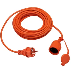 Rallonge de jardin orange Schuko 15 m 3x1,5 mm² IP44 HOROZ