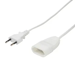 Rallonge 2G x 0.75mm² 3m Power1All blanc
