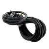 Rallonge HO5VVF 3x1,5mm2 - 3m - noir - Chacon