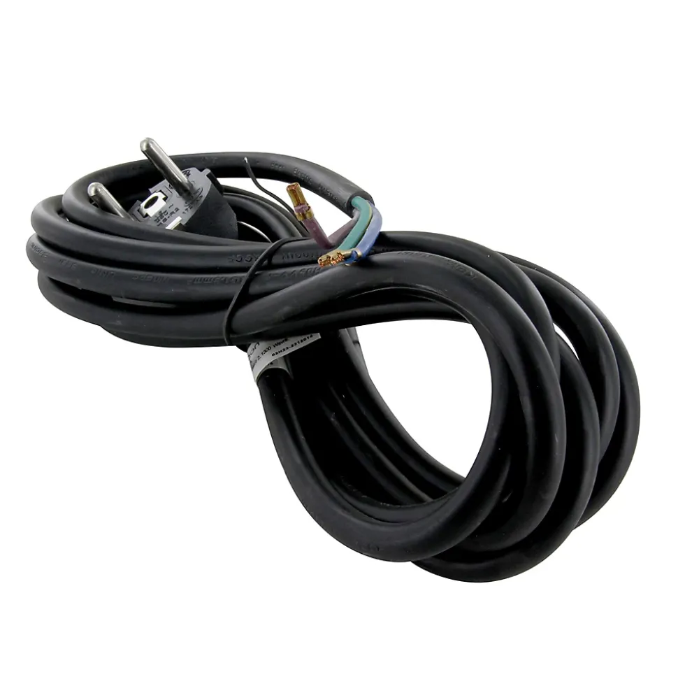 Rallonge HO5VVF 3x1,5mm2 - 3m - noir - Chacon
