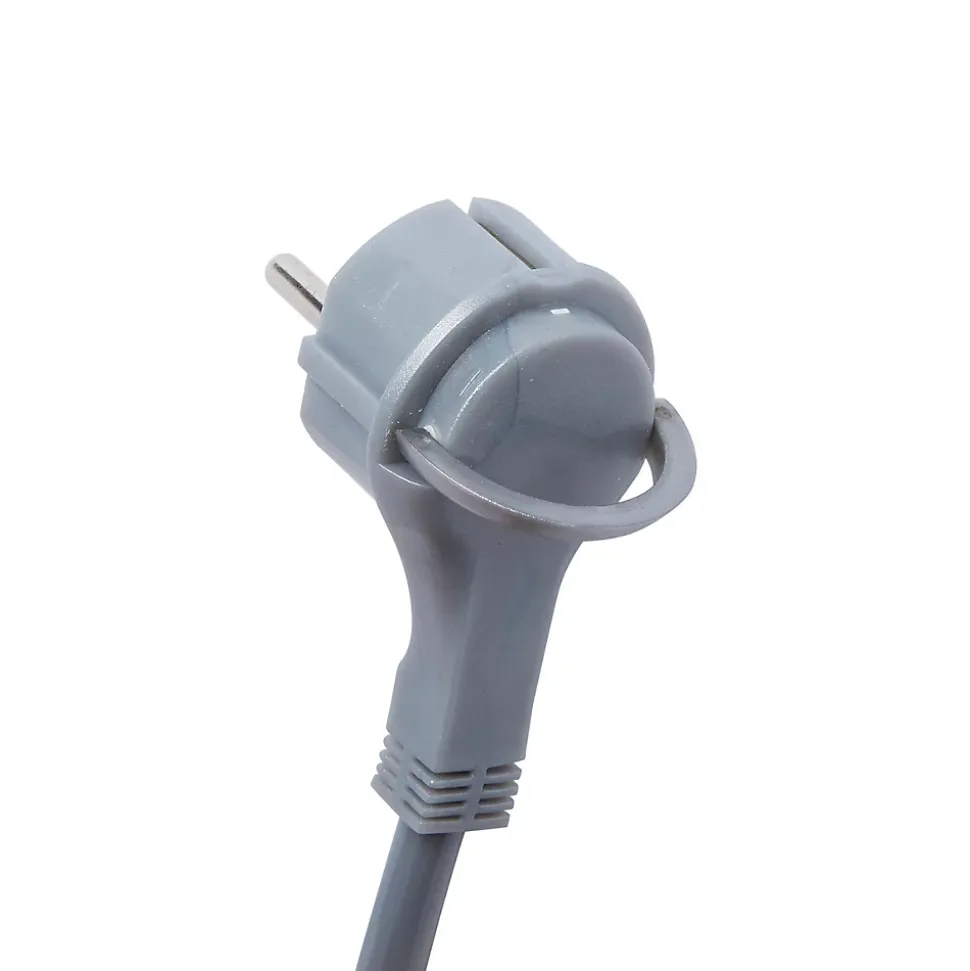 Rallonge intérieur H05VV-F Diall 3 x 1.5 mm² 3m + prise métal