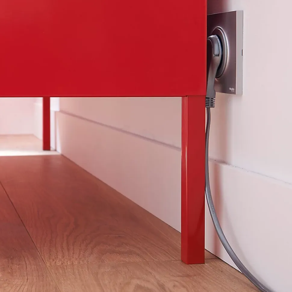 Rallonge intérieur H05VV-F Diall 3 x 1.5 mm² 3m + prise métal