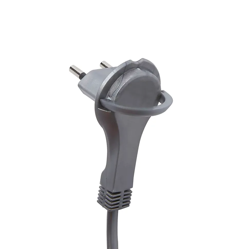 Rallonge intérieur H03VVH2-F Diall 2 x 0.75mm² 3m prise métal