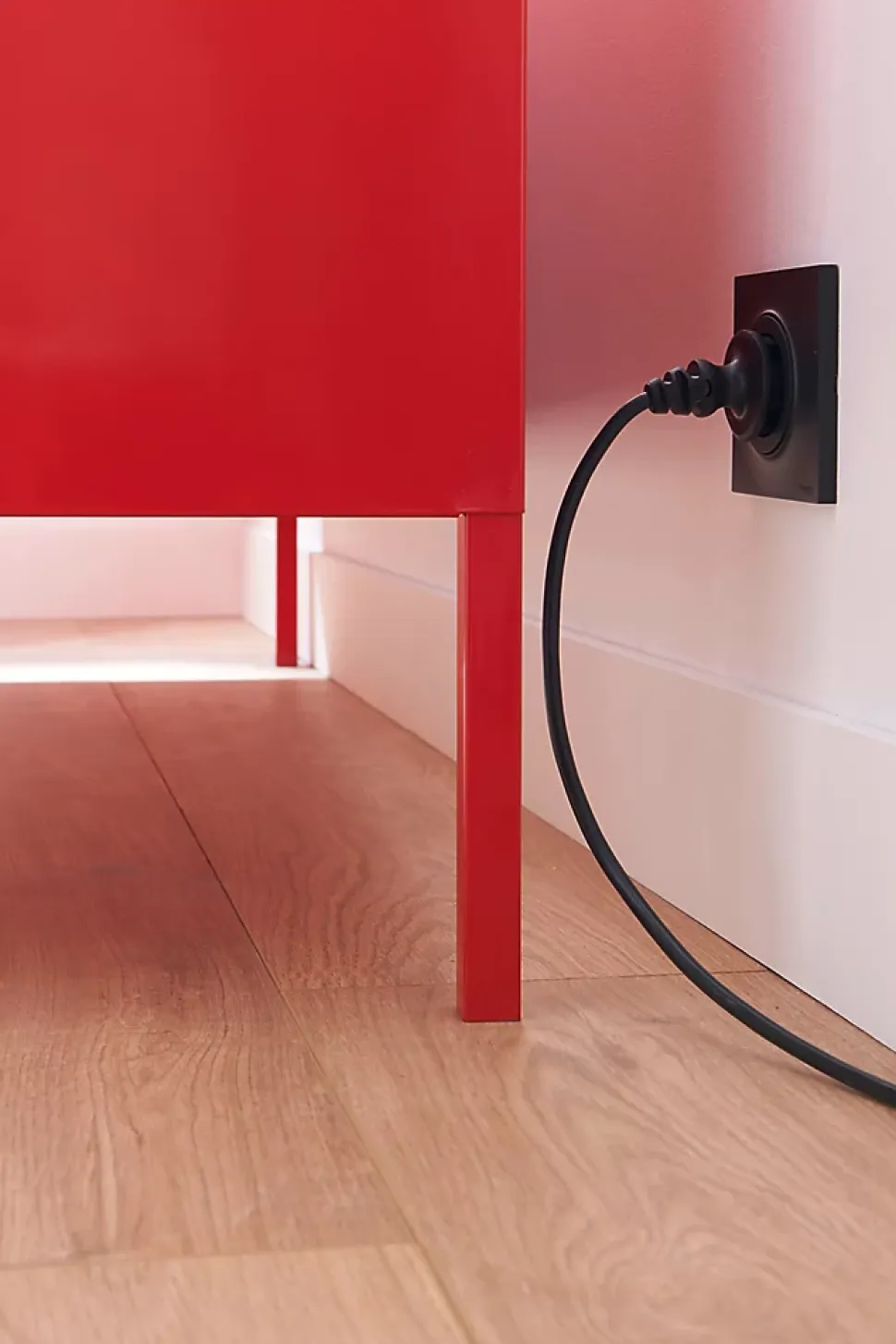 Rallonge intérieur H03VVH2-F Diall 2 x 0.75mm² 3m prise noir