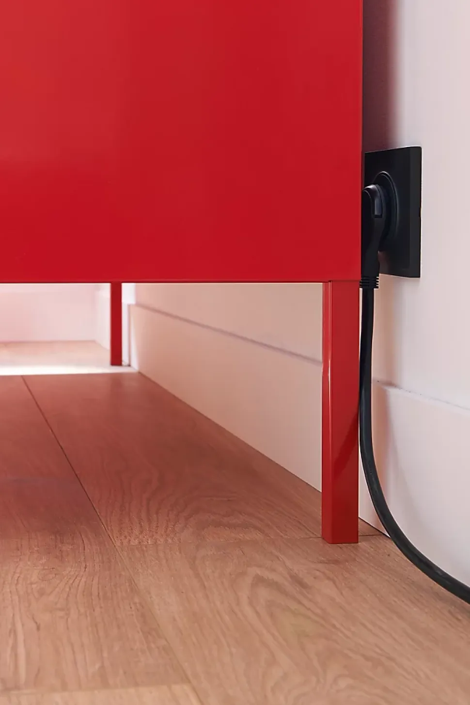 Rallonge intérieur H03VVH2-F Diall 2 x 0.75mm² 3m prise noir