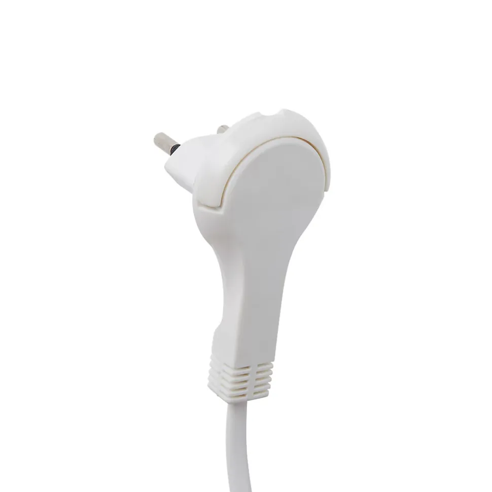 Rallonge intérieur H03VVH2-F Diall 2 x 0.75mm² 3m prise blanc