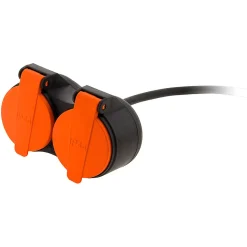 Rallonge IP44 2 prises + clapet 5m Zenitech