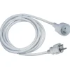 Rallonge électrique - GAO - 16A - Câble 5m - Blanc - Flexible - Durable