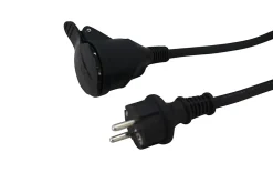 Rallonge électrique Diall H07RNF 3G1 5mm² avec clapet 20m noir