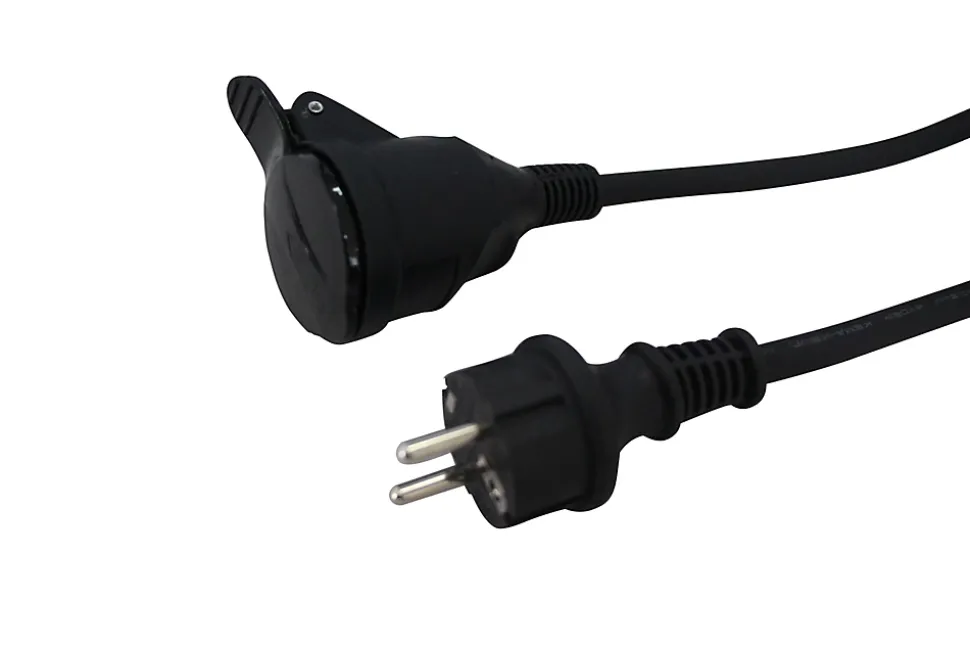 Rallonge électrique Diall H07RNF 3G1 5mm² avec clapet 20m noir