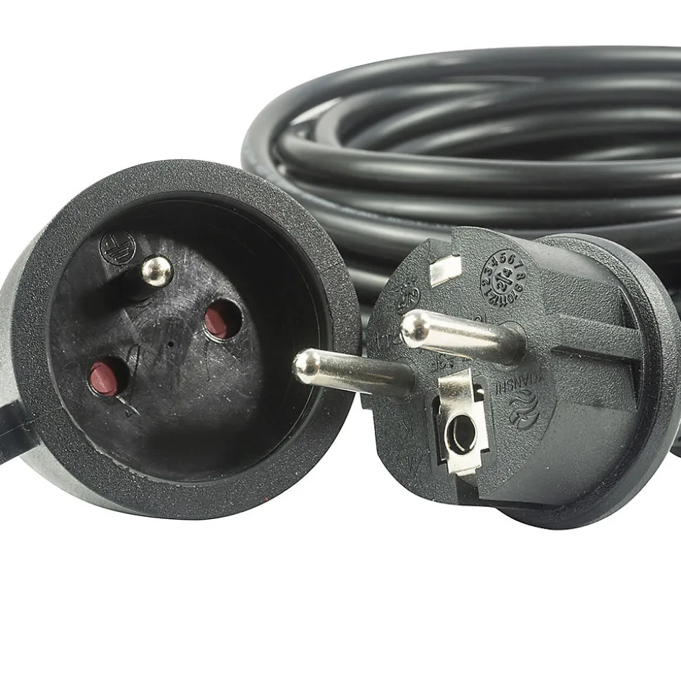 Rallonge électrique extérieure 10 m IP44 câble robuste avec cache prise