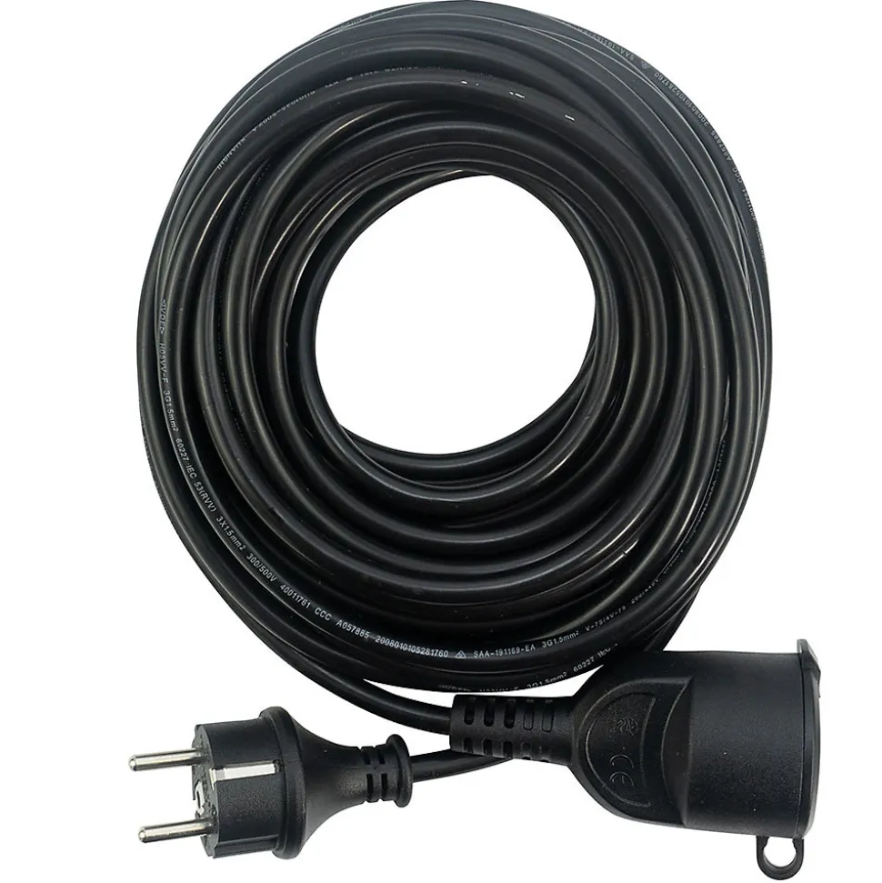 Rallonge électrique extérieure 10 m IP44 câble robuste avec cache prise