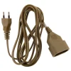 Rallonge 2m - HO3VVH2F 2x0,75mm² 6A - or - Zenitech