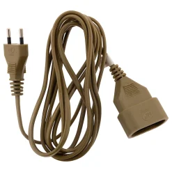 Rallonge 2m - HO3VVH2F 2x0,75mm² 6A - or - Zenitech