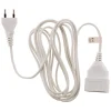 Rallonge 3m - HO3VVH2F 2x0,75mm² 6A - blanc - Zenitech