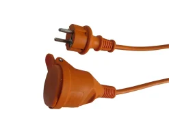 Rallonge orange Diall H05VVF 3G1 5mm² 20m avec clapet