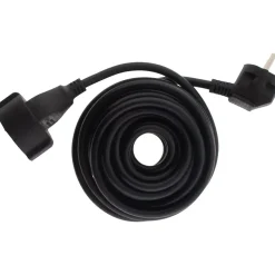 Rallonge Schuko HO5VV-F 3G1,5mm² 10m - noir - Zenitech