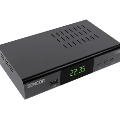 Récepteur TNT Sencor SDB 5007T noir HDMI SCART alimentation 100-240V