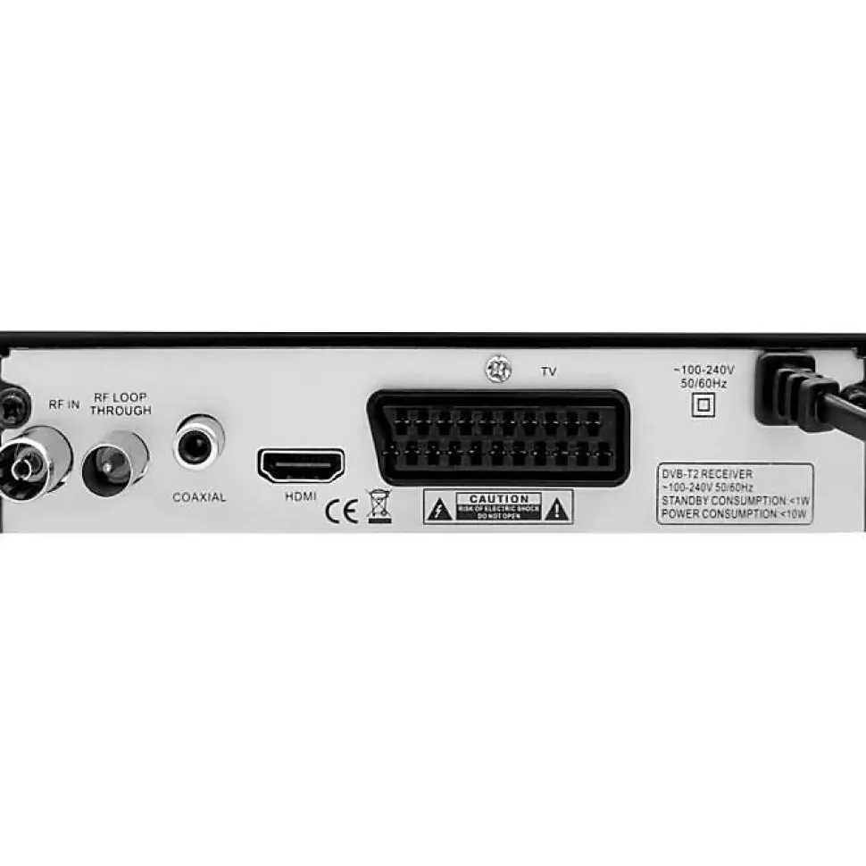 Récepteur TNT Sencor SDB 5007T noir HDMI SCART alimentation 100-240V